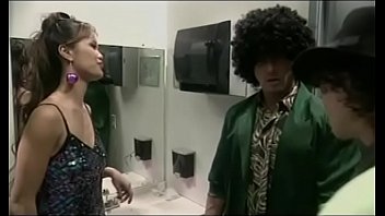 pimp meister was short in the toilet room of night club and heaven angel venus came to give him the second chance