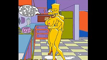 bart and marge simpson celebrate their 18th birthday