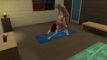 old pervert fucks his s. and 039 s wife and granddaughter doing yoga ntr