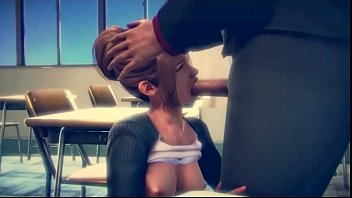 young teacher and pervert fat man at school anal oral cum