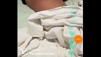 Girl on periscope shows off her fat ass