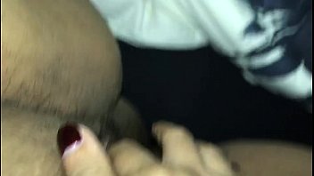 Slut fingering herself and licking her cum