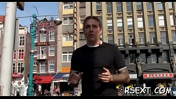 Hawt dude takes a travel and visites the amsterdam prostitutes