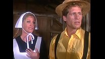 Prudish and technologically impaired Amish found camcoder with tape where young blonde Melissa West had been shot in dirty movie